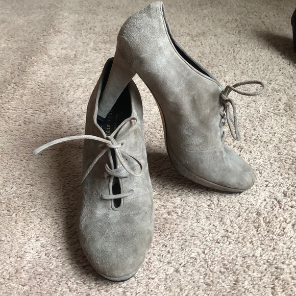 kate spade Shoes - Kate Spade suede heel booties